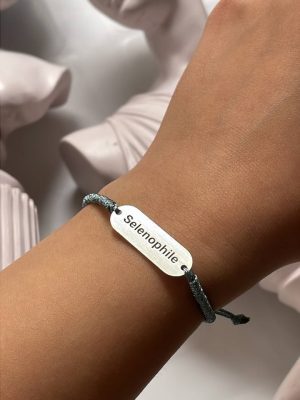 دستبند نقره selenophile