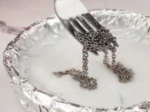 روش سفید کردن نقره با محلول آب و نمک