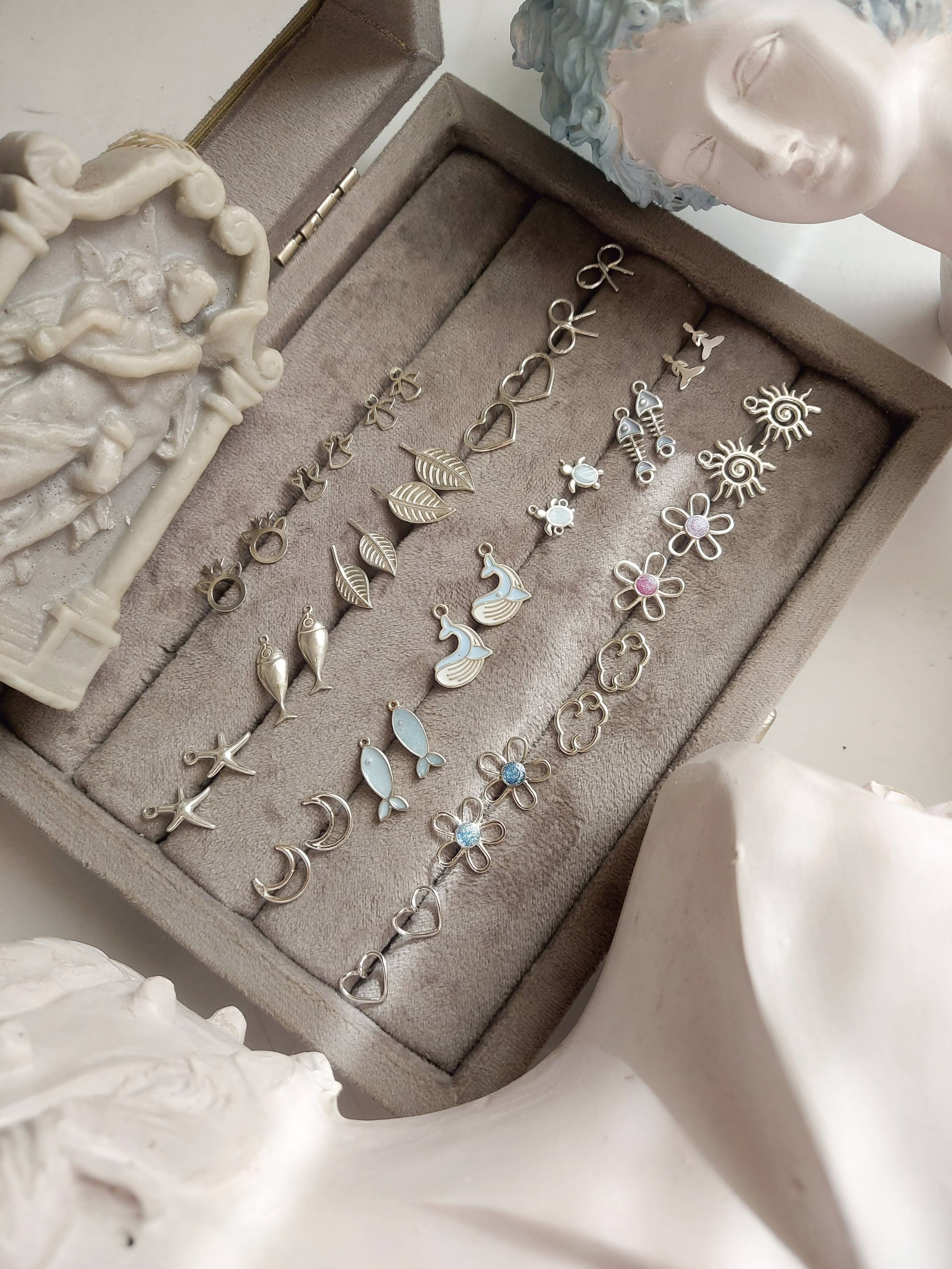 کالکشن گوشواره نقره میخی