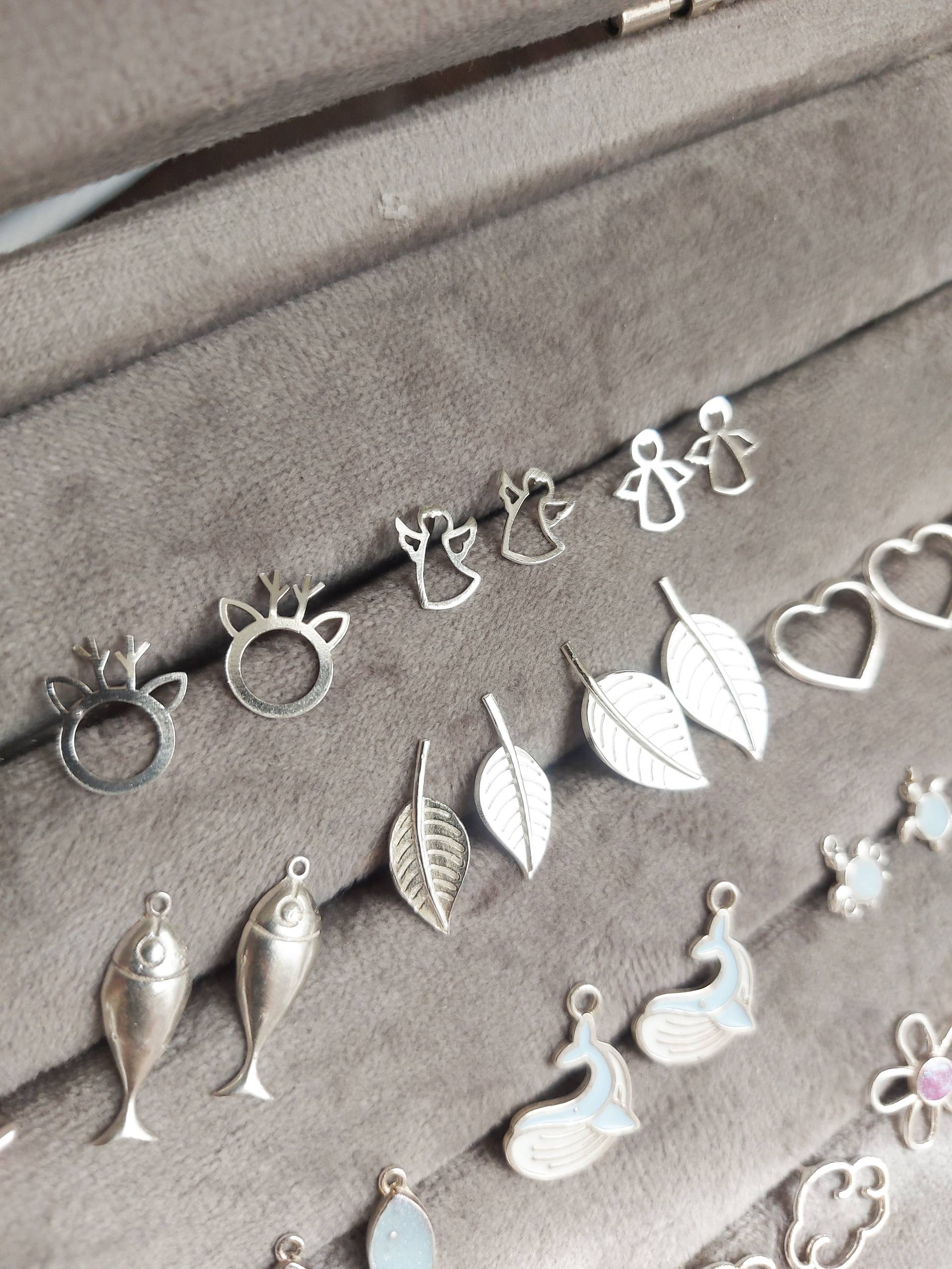 کالکشن گوشواره نقره میخی - Image 6