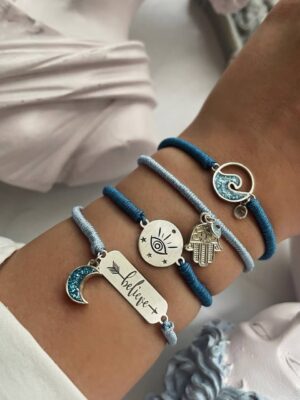 دستبند نقره میناکاری