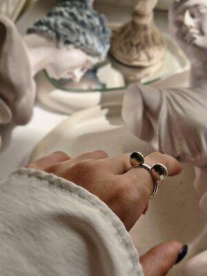 انگشتر نقره میکی موس