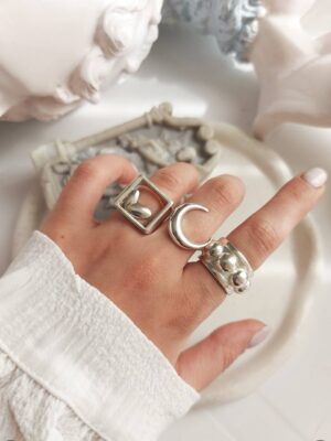 ست انگشترهای نقره